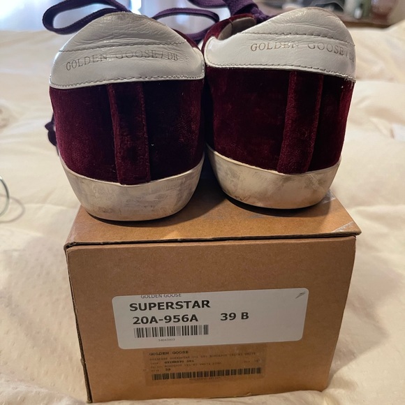 special edition: burgundy velvet with purple laces - Picture 2 of 3